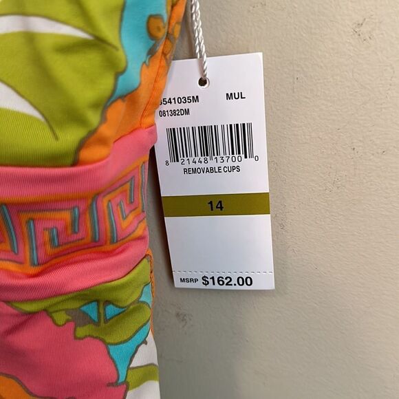 Trina Turk Playa De Flor One-piece Swimsuit 14 - Picture 5 of 10